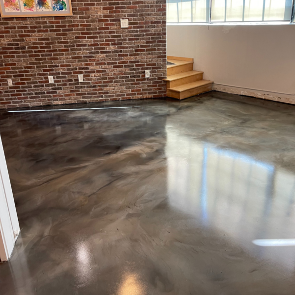 Advanced Resins | Designer Metallic Epoxy And Glass Coat Floors